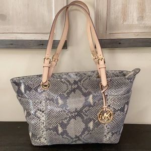 Michael Kors Snakeskin Shoulder Bag